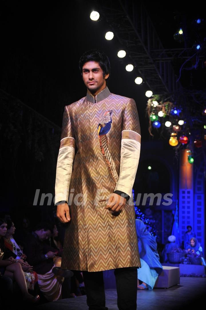 JJ Valaya during the Grand Finale of India Bridal Fashion Week 2012