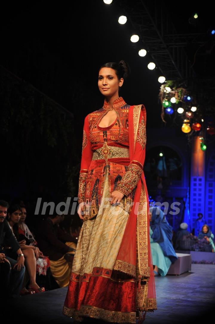 JJ Valaya during the Grand Finale of India Bridal Fashion Week 2012