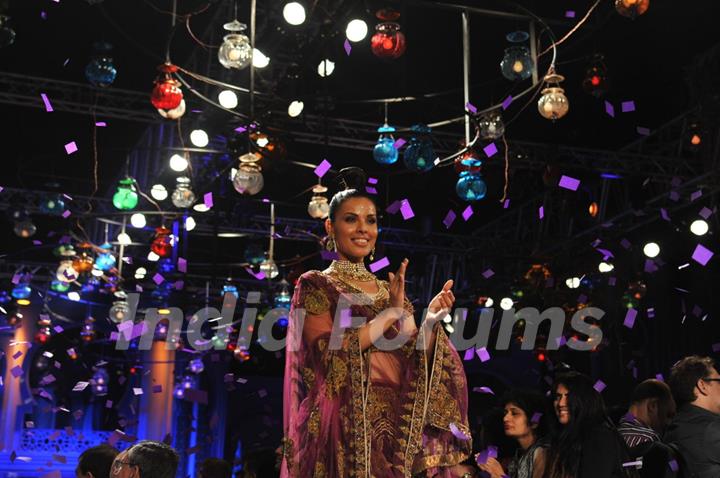 JJ Valaya during the Grand Finale of India Bridal Fashion Week 2012