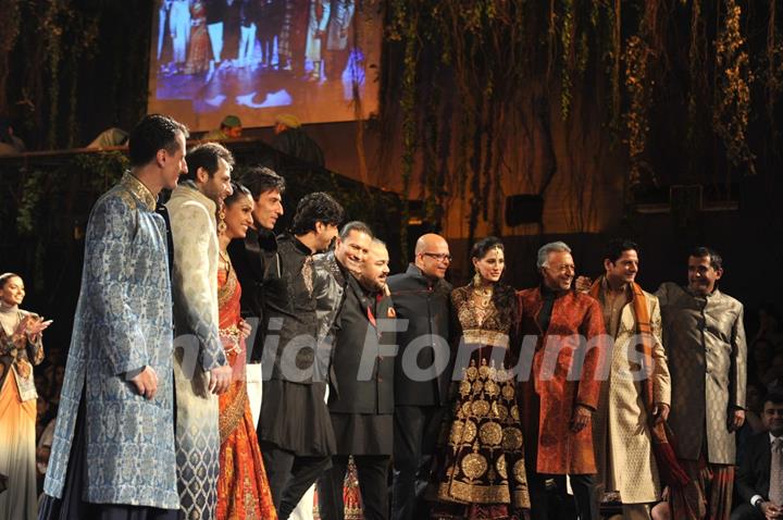 JJ Valaya during the Grand Finale of India Bridal Fashion Week 2012