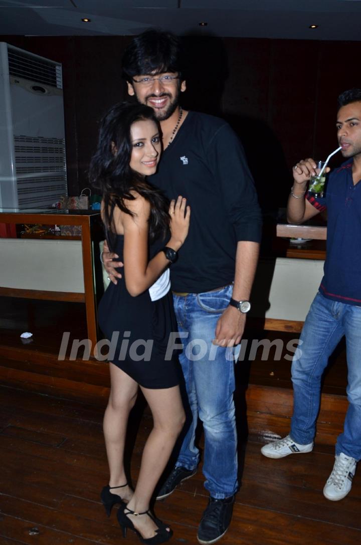 Shashank Vyas and Pratyusha Banerjee at Munisha Khatwani Birthday Bash