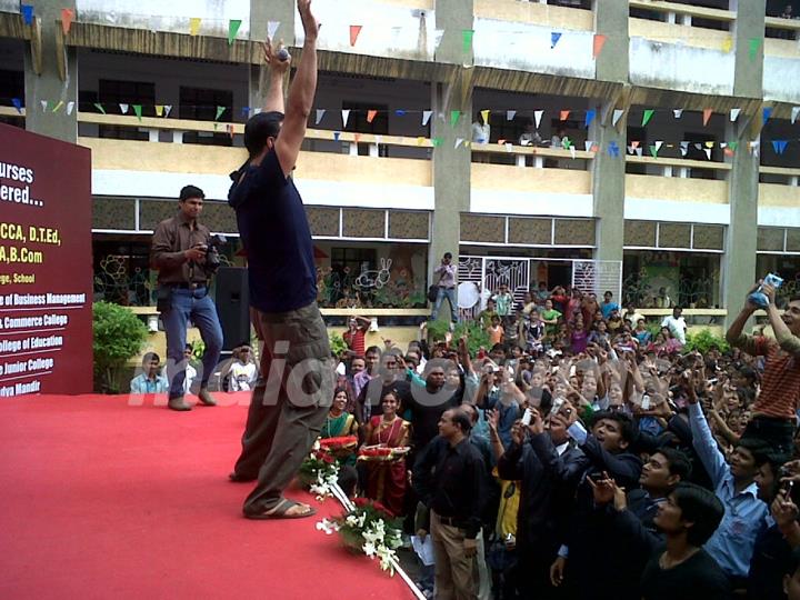 Akshay Kumar promoting OMG Oh My God in Nagpur