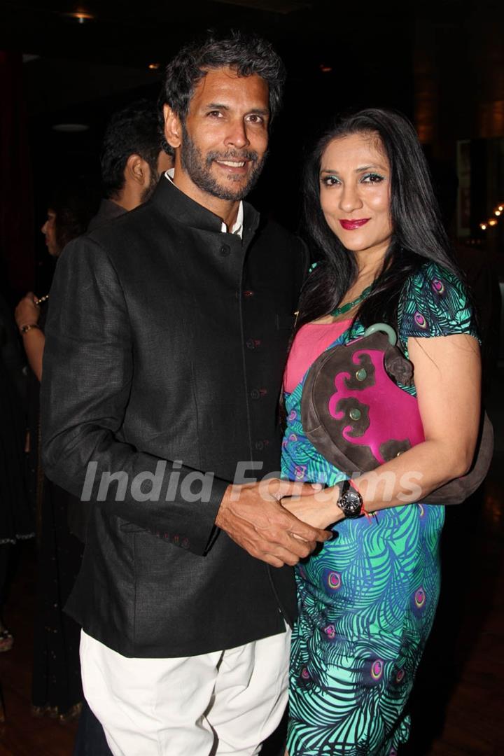 Milind Soman during the launch of The Big Indian picture