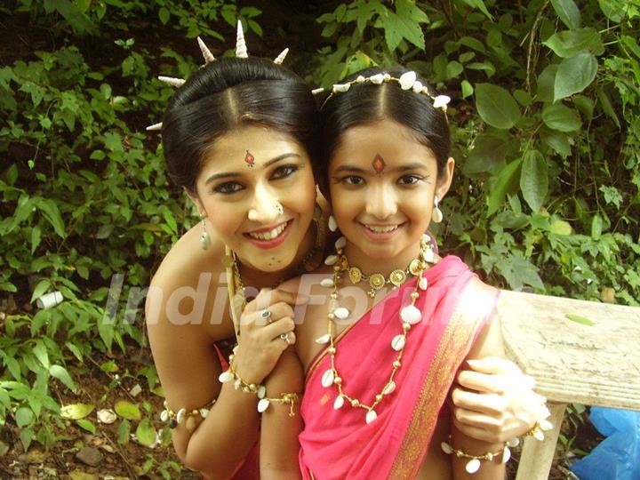 Sonarika and Anushka