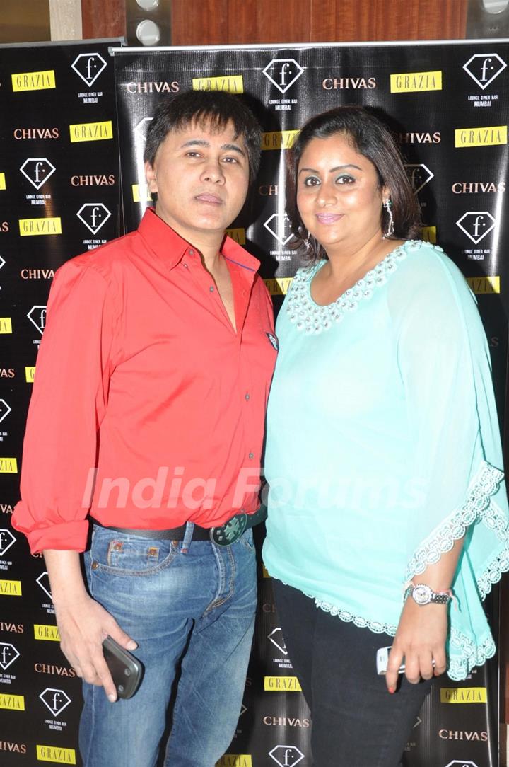 Launch of  F in Focus a fashion centric concept by F Lounge Diner Bar with designer Narendra Kumar in Mumbai.