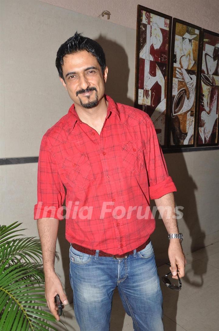 Bollywood actor Sanjay Suri during the film Prem Mayee press meet at Hotel Four Seasons in Juhu, Mumbai.