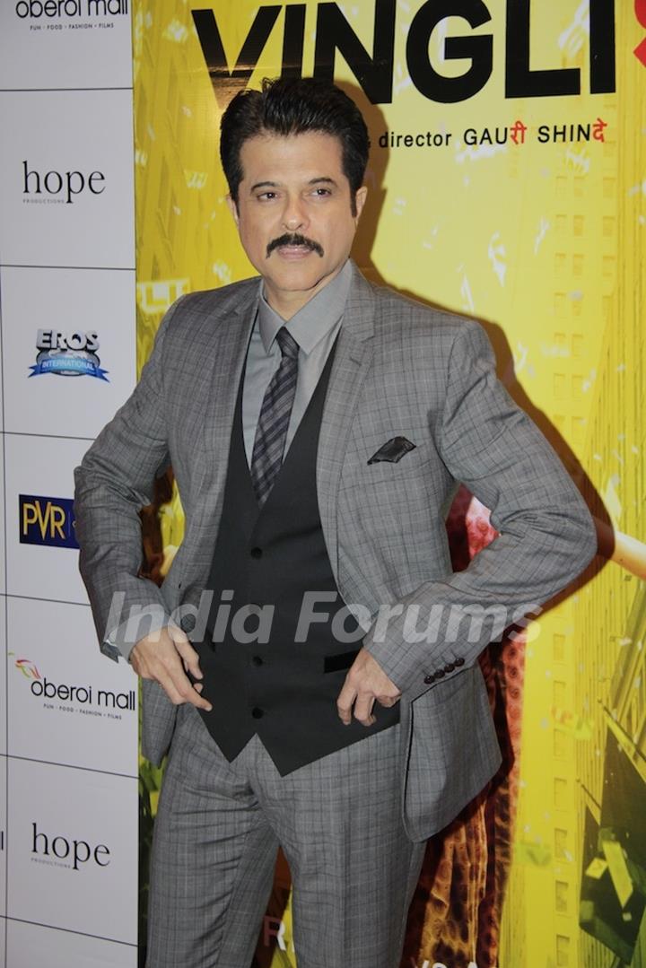Bollywood actor Anil Kapoor at Red carpet of English Vinglish in Mumbai (Photo: IANS/Sanjay)