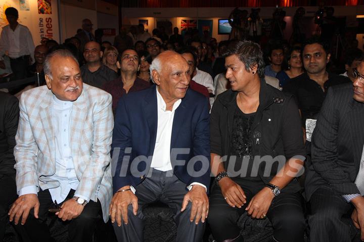 Director Yash Chopra at bollywood Filmmakers honoured at Locations Awards 2012 at Hotel Novotel in Juhu, Mumbai.