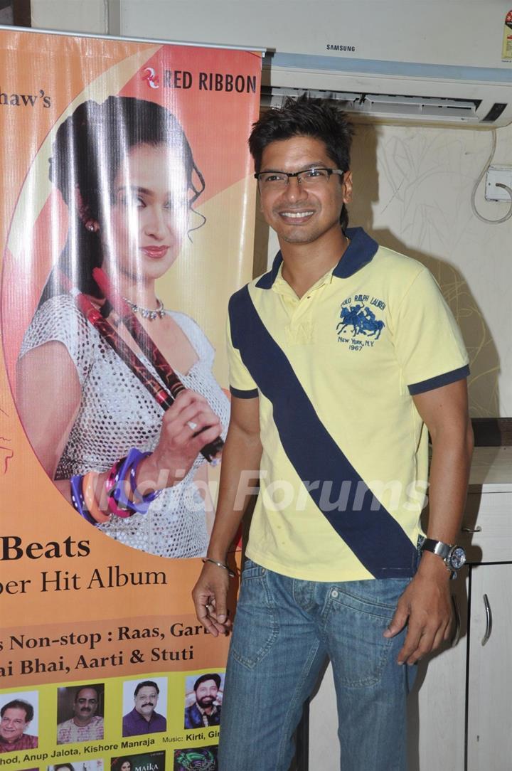 Singer Shaan at the Launch of Garba album 'Aye Halo' in Hotel Orritel West in Mumbai.