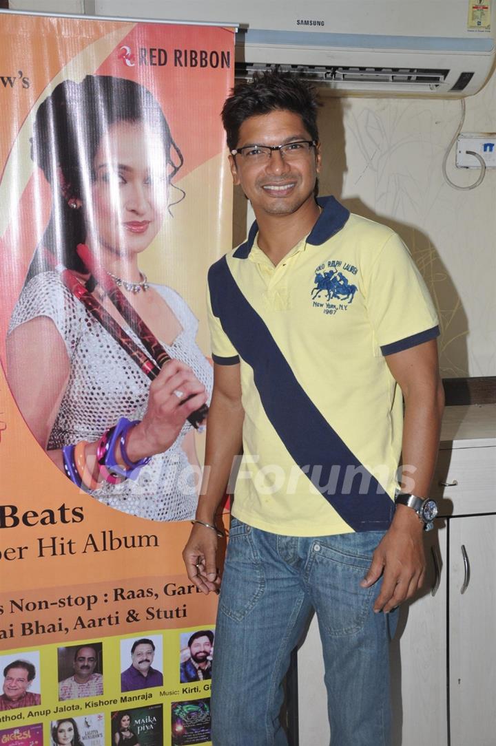 Singer Shaan at the Launch of Garba album 'Aye Halo' in Hotel Orritel West in Mumbai.