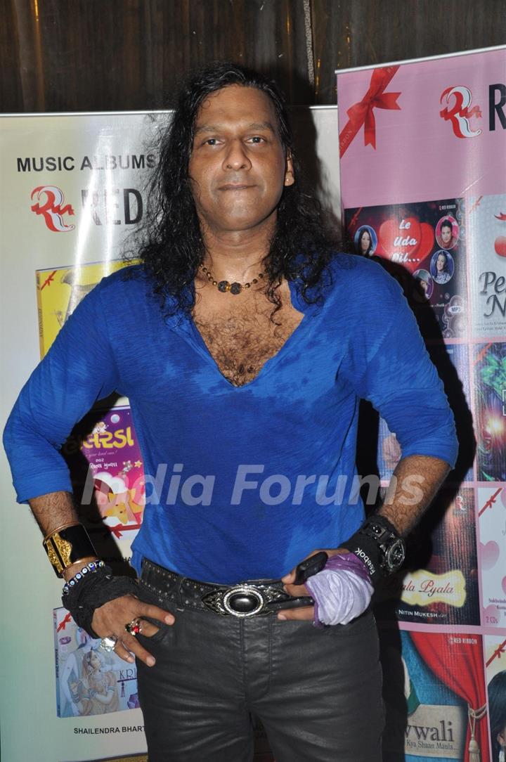 Singer Vinod Rathod at the Launch of Garba album 'Aye Halo' in Hotel Orritel West in Mumbai.