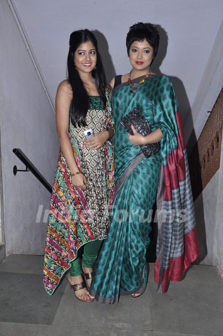 Bollywood actors Ishita Dutta and Tanushree Dutta at 7th Annual concert of Garodia International Centre of Learning (GICL) at St. Andrews Auditorium in Mumbai.