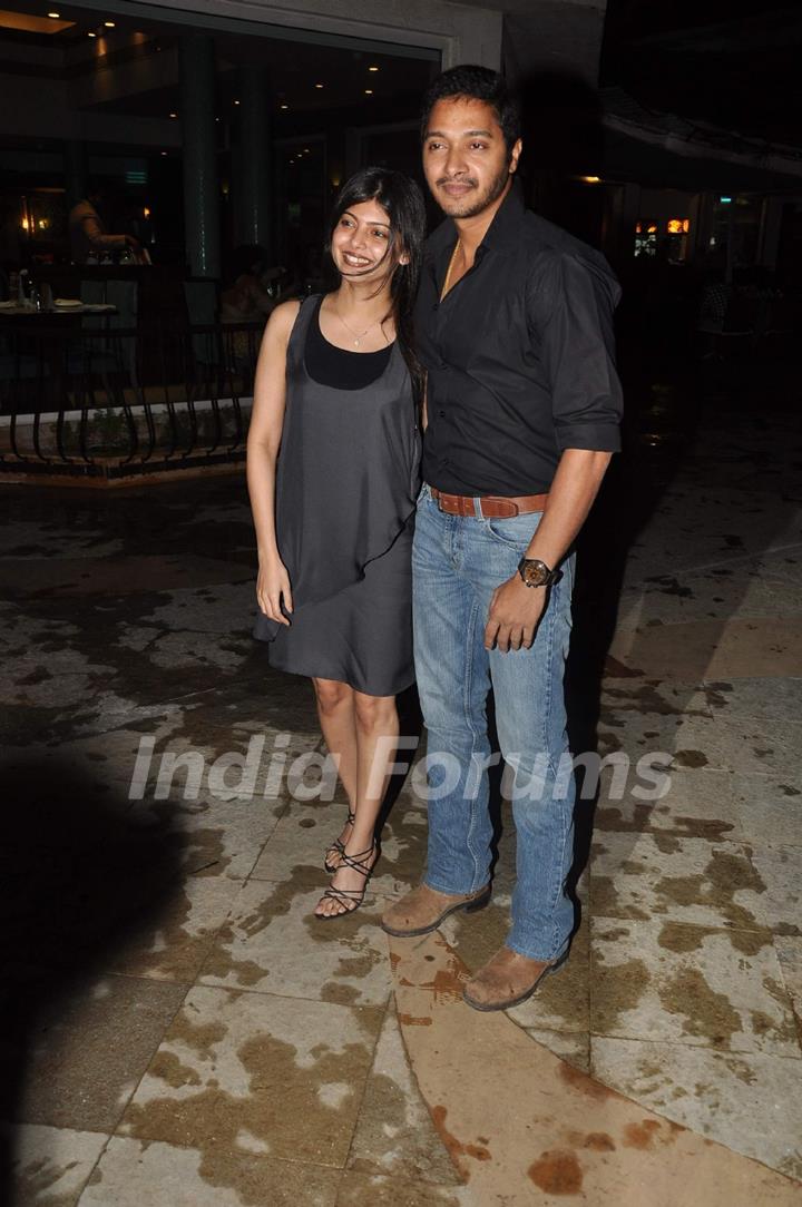 Shreyas Talpade and his wife at the Celebration of Indo Bangkok Film Awards in Thailand.