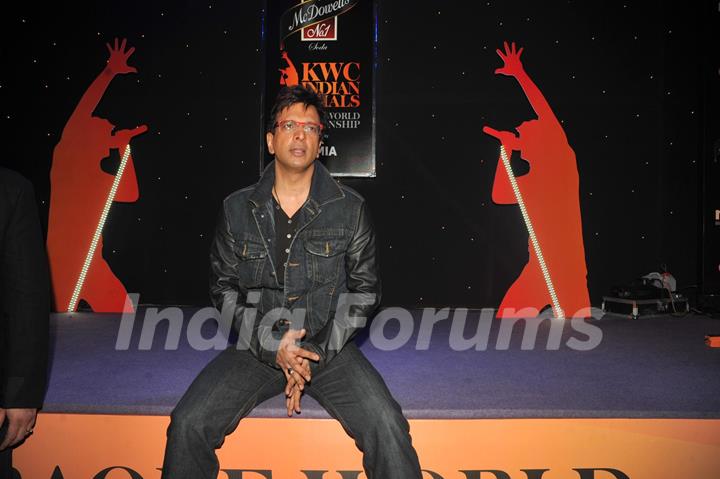 Bollywood actor Jaaved Jaaferi at The Indian Grand Finale Of The McDowell's No.1 Karaoke World Championship at Phoenix Mills in Mumbai.