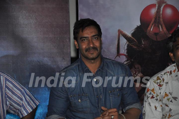 Ajay Devgn during the press conference for promotion of upcoming Hindi Film “ Makkhi”