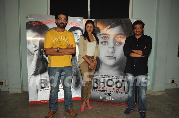 BHOOT Returns press conference at Mehboob Studios in Bandra, Mumbai