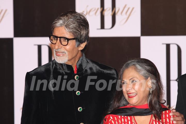 Amitabh Bachchan's 70th Birthday Party at Reliance Media Works in Filmcity