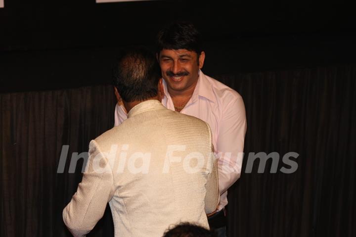 Manoj Tiwari at Amitabh Bachchan's 70th Birthday Party at Reliance Media Works in Filmcity