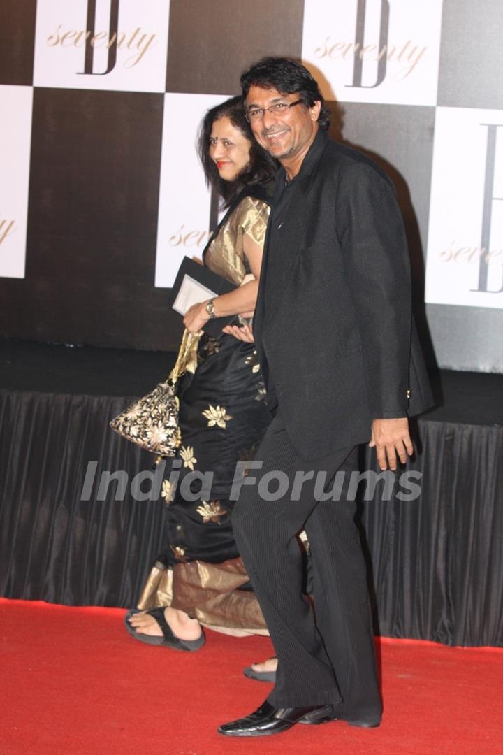 Prasoon Joshi with wife Aparna at Amitabh Bachchan's 70th Birthday Party