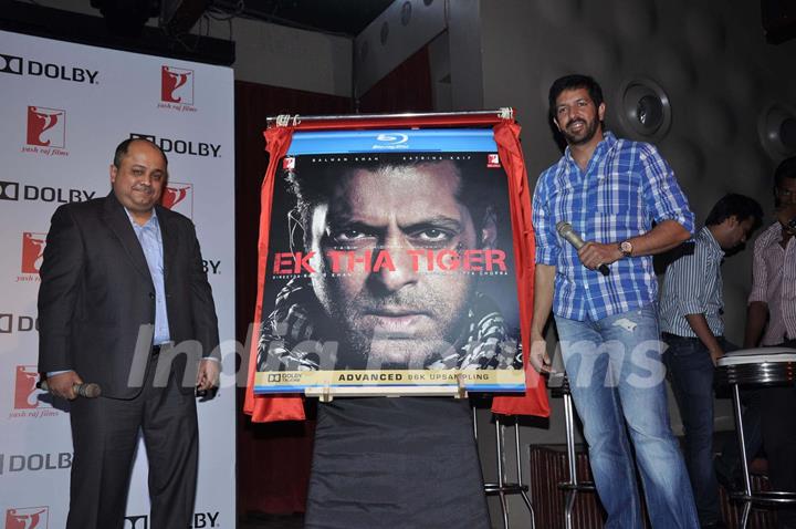 Bollywood film director Kabir Khan Bluray and DVD launch of Salman Khan's Ek Tha Tiger at Blue Frog in Mumbai.