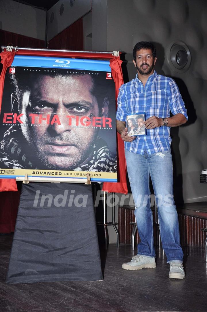 Bollywood film director Kabir Khan Bluray and DVD launch of Salman Khan's Ek Tha Tiger at Blue Frog in Mumbai.