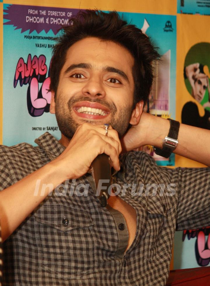 Jackky Bhagnani at the press conference for film ''Ajab Gazabb Love'',at Spice Mall,in Noida  (Photo:IANS/Amlan)