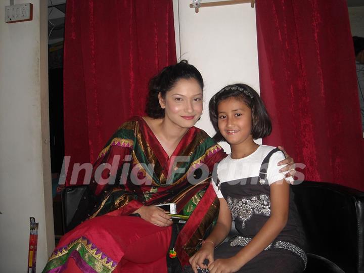 Ankita Lokhande with her family friend