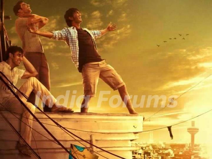 Sushant Singh Rajput, Amit Sadh, Rajkumar Yadav in Kai Po Che film