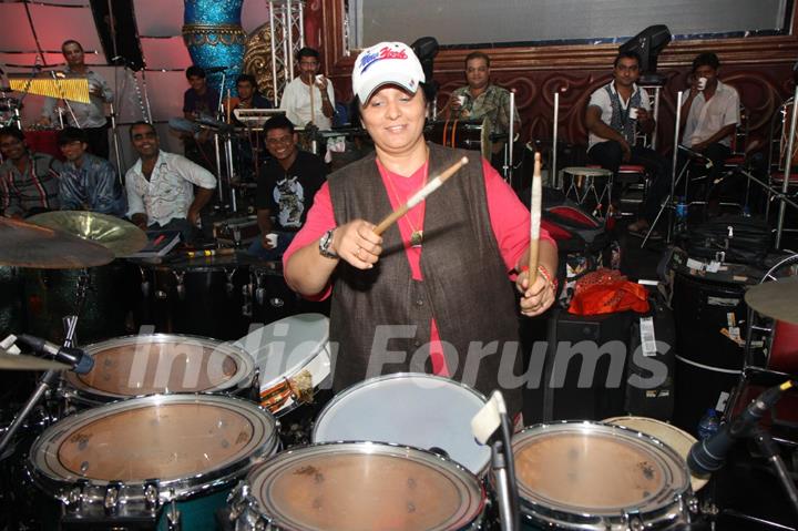 Falguni Pathak grand rehearsal for upcoming Navratri Festival