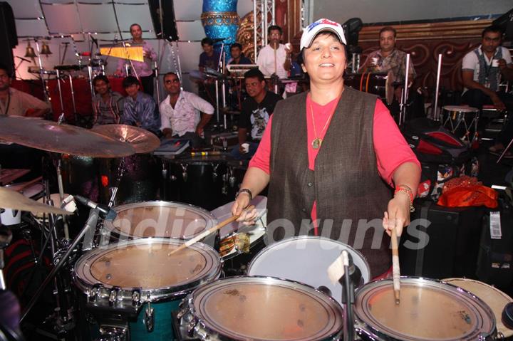 Falguni Pathak grand rehearsal for upcoming Navratri Festival