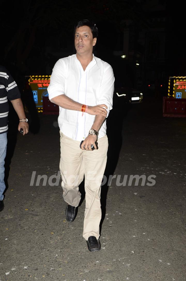 Madhur Bhandarkar at Bollywood director Yash Chopra no more in Mumbai.