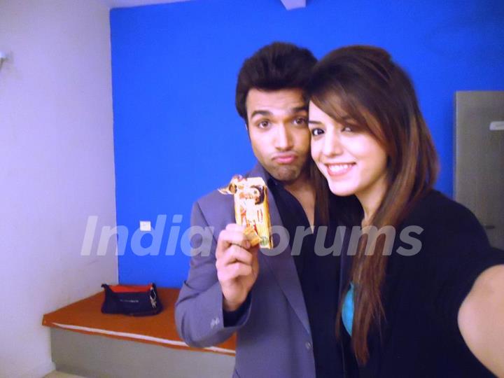 Rithvik with Priya Chauhan