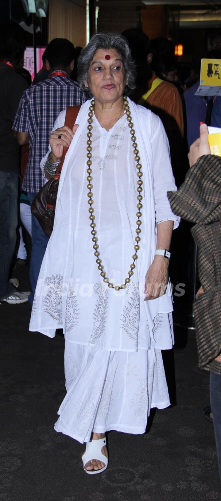 Dolly Thakore spotted at 14th Mumbai Film Festival in Mumbai.