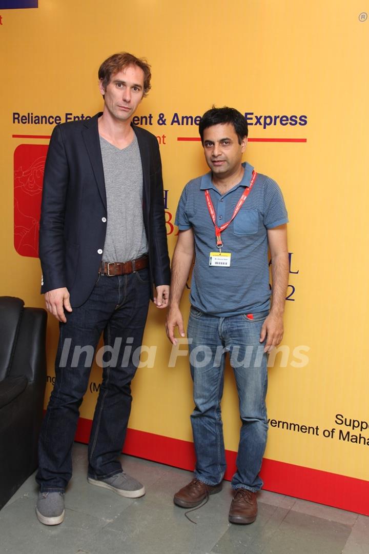 Holm Taddiken (Producer, Fernes Land) and Kanwal Sethi (Director, Fernes Land) at 14th Mumbai Film Festival in Mumbai.