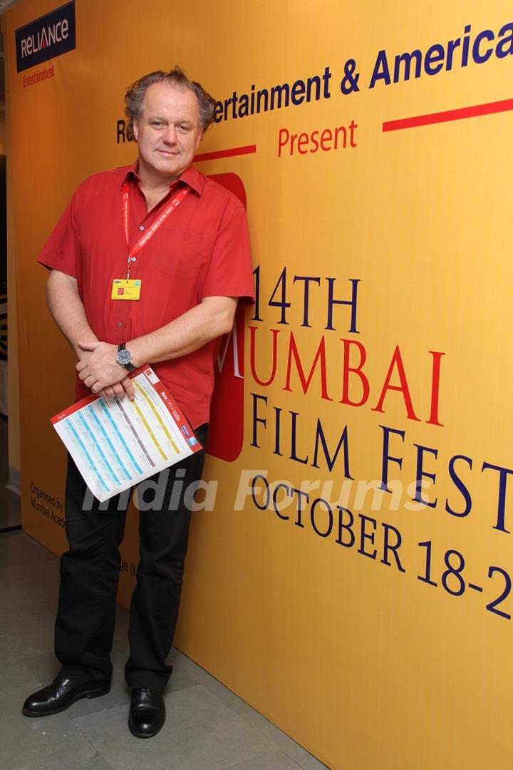 Director Julian Polsler at 14th Mumbai Film Festival in Mumbai.