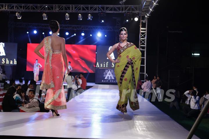 Showstopper Urmila Matondkar walks for designer Asif Shah in Indore