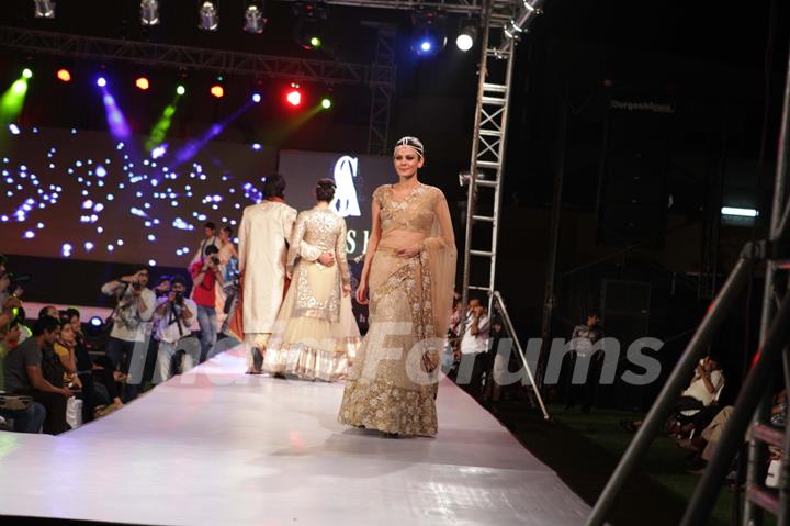 Showstopper Urmila Matondkar walks for designer Asif Shah in Indore