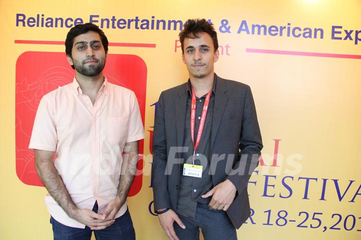 Musa Sayeed & Nicholas Bruckman at Day 7 of 14th Mumbai Film Festival