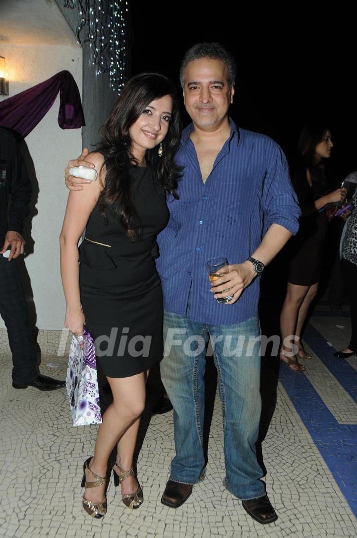 Amy Billimoria with Ravi Bhel at Amy Billimoria B'Day Bash