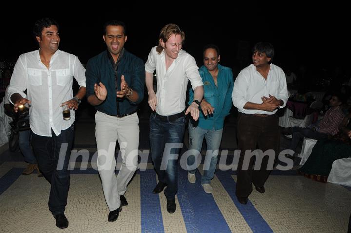 Farzar, Siddharth Kannan, Alex and Prashant Sharma at Amy Billimoria B'Day Bash