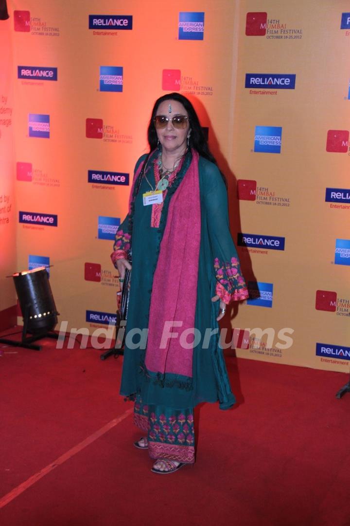 Ila Arun at 14th Mumbai Film Festival Closing Ceremony at NCPA