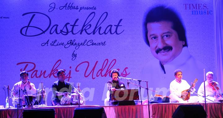 John Abraham unveiled Pankaj Udhas’ new music album Dastkhat at Sophia Bhabha Auditorium in Mumbai