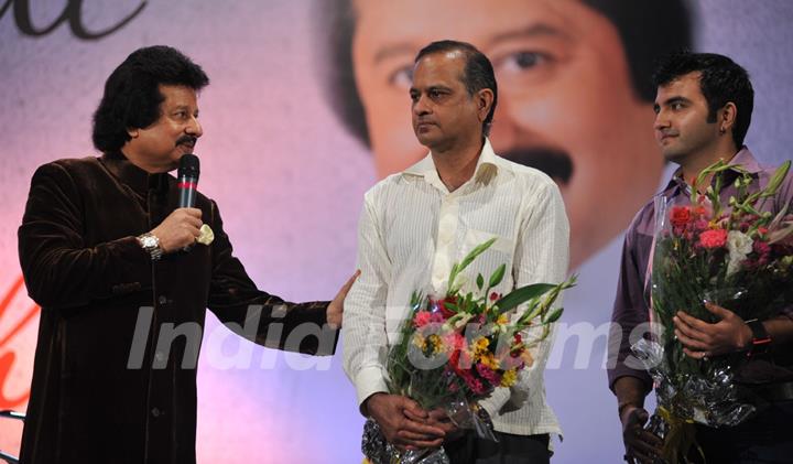 John Abraham unveiled Pankaj Udhas’ new music album Dastkhat at Sophia Bhabha Auditorium in Mumbai