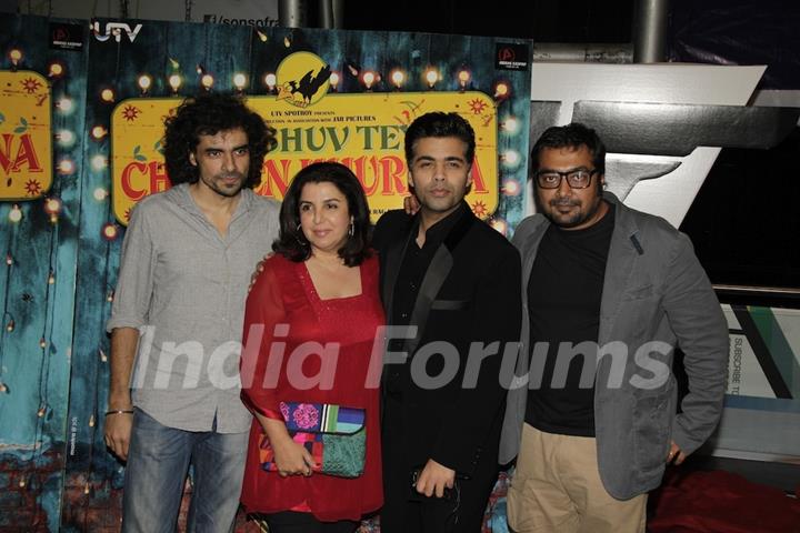 Imtiaz Ali, Farah, Karan Johar & Anurag Kashyap at Special Screening of Luv Shuv Tey Chicken Khurana