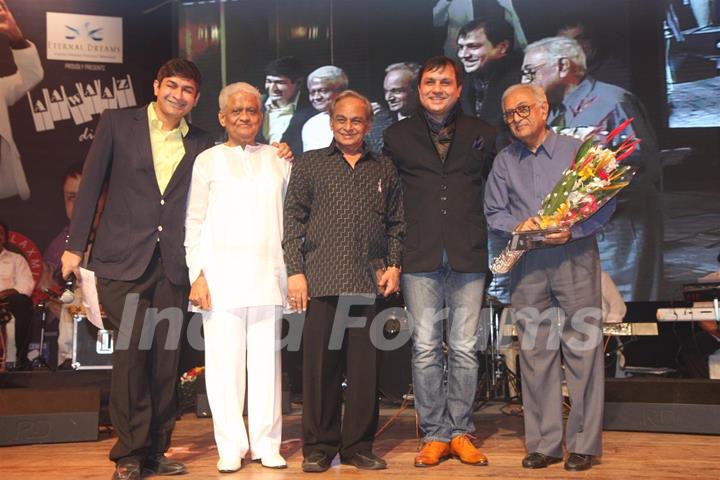 Album launch of Pyarelal Sharma of Laxmikant Pyarelal fame's comeback album Aawaaz dil se