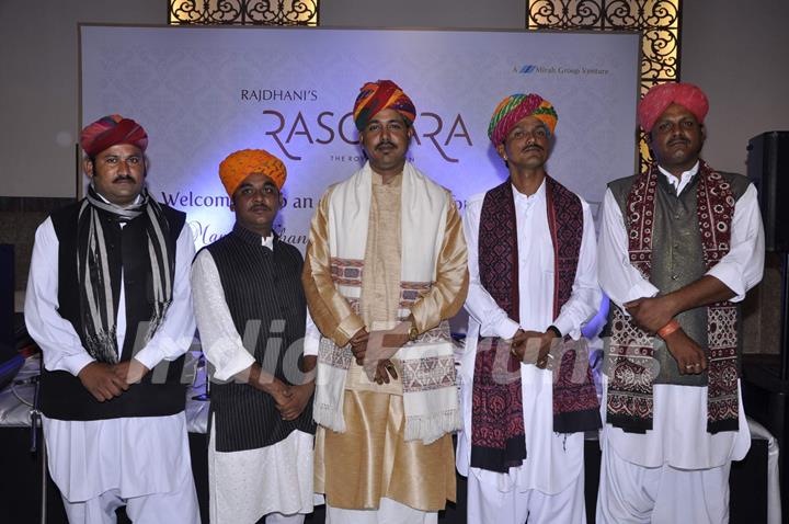 Rajasthani folk artist during the launch of luxury Thali restaurant Rajdhani at Phoneix Mill in Mumbai.