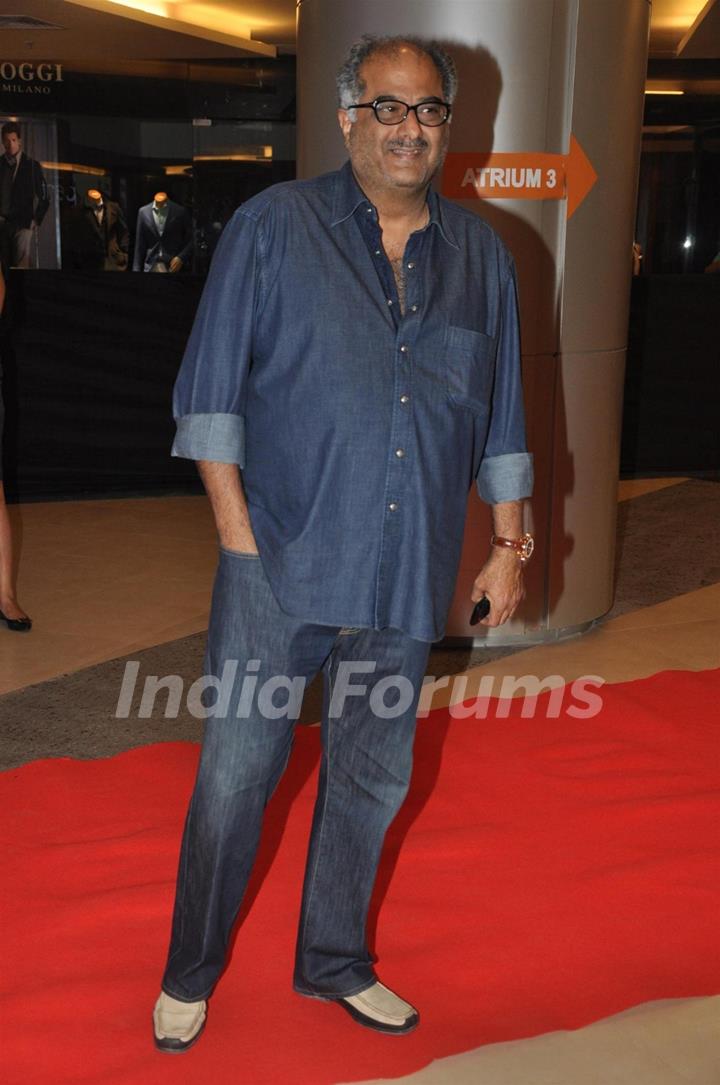 Director Boney Kapoor at premiere of James Bond film SKYFALL at PVR Cinemas in Phoenix Market City Mall in Kurla, Mumbai.