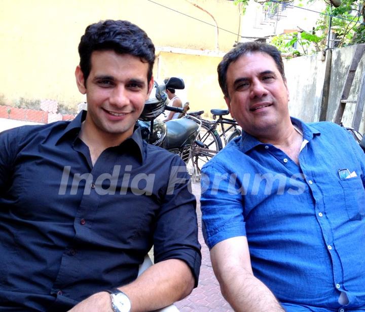 Viraf Patel with Boman Irani