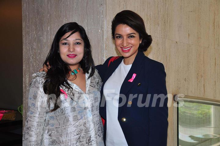 Gul Panag &Tisca Chopra at the felicitation ceremony of Breast Cancer Patients