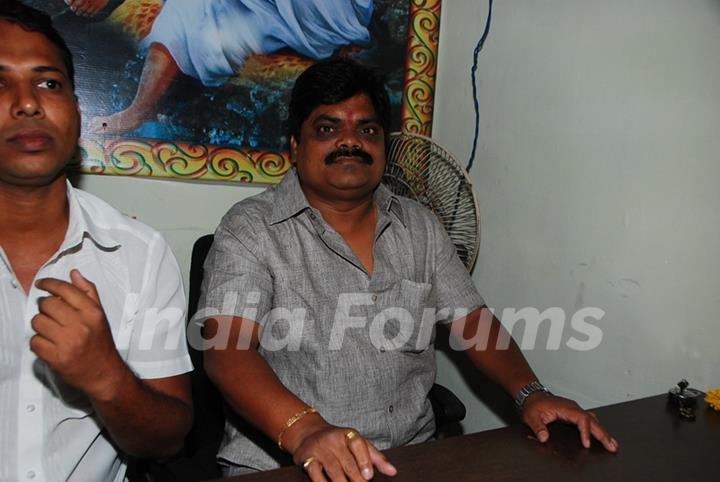 Shankar Nangre distributing Sweets and Fire Crackers to the underprivileged children